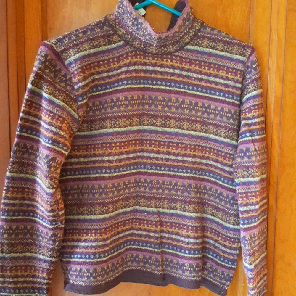 Mock turtleneck sweater